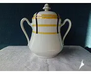 Sucrier en porcelaine de Limoges