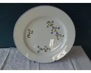 Plat rond plat porcelaine Limoges