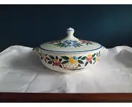 Soupière modèle Aunis décor peint