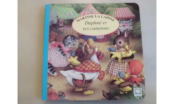 Daphné et ses canetons Martine la lapine