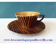 Tasse à déjeuner Vintage Digoin