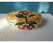 Boite Porcelaine Baumy Savoyaud 1920