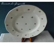 Plat rond plat Digoin Sarreguemines