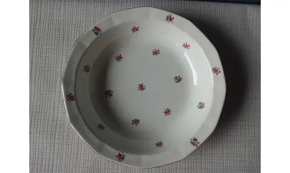 Plat rond creux Digoin Sarreguemines