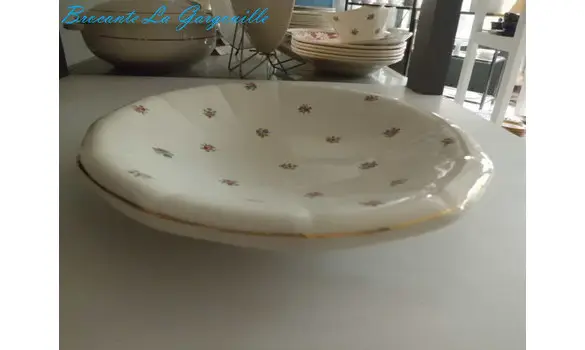 Coupe à fruits compotier semis fleurette