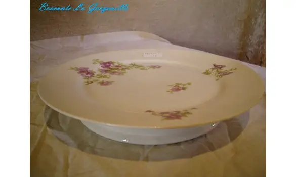 Plat à gâteaux sur pied Shabby Chic