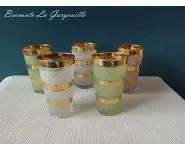 Verres à jus de fruits Vintage