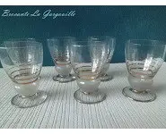 Verres à vin cuit Vintage Type Monaco