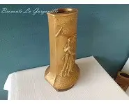 Vase en plâtre l'angélus