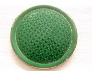 Plateau en barbotine Vintage