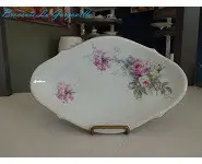 Ravier, petit plat décor de roses