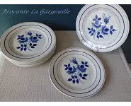 Assiettes anciennes Moulin des loups