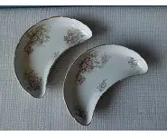 Raviers demi-lune fleurs mauves