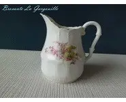 Pot à lait porcelaine Shabby chic