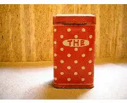 Boite à thé tôle lithographiée