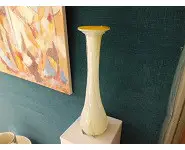 Vase soliflore verre opalescent