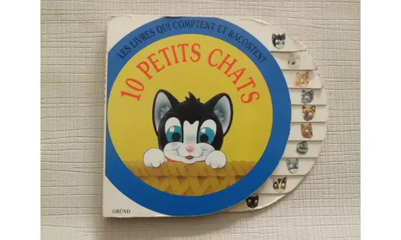 10 petits chats/livre en carton
