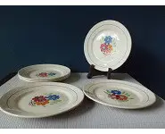 Assiettes Dessert Kg Lunéville Agnès