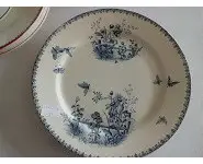 Assiette Tzarine Digoin Sarreguemines