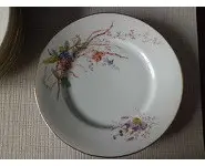 Assiettes porcelaine art nouveau