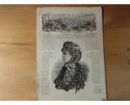 La mode illustrée N°5 1884 avec patrons