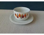 saucière vintage en porcelaine