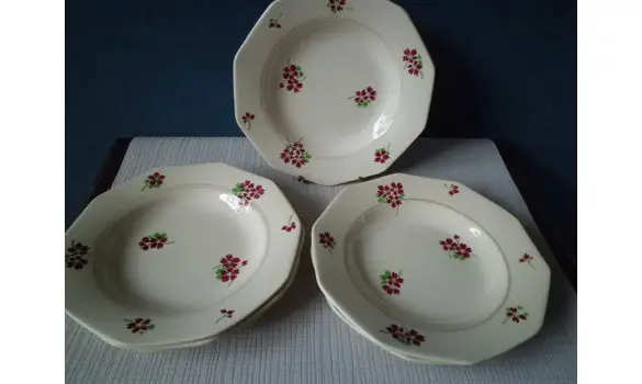 Assiettes à soupe Moulins des Loups