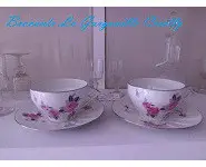 Paire de Déjeuner art déco DRB Limoges