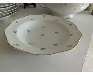 3 assiettes à soupe Limoges NL