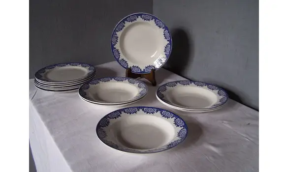 Assiettes à soupe Sarreguemines Capri