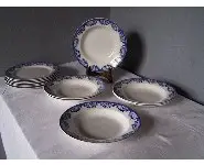 Assiettes à soupe Sarreguemines Capri