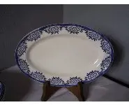 Petit plat ovale Sarreguemines Capri