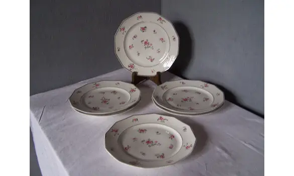 Assiettes Porcelaine Limoges P .Pastaud
