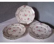 Assiettes à dessert Limoges P .Pastaud