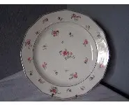 Plat rond Porcelaine Limoges P .Pastaud
