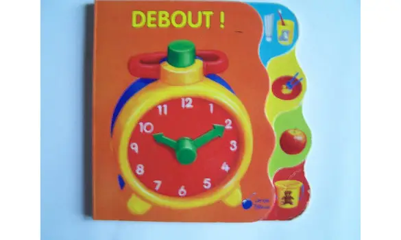 Debout-Cerise bleue-livre en carton