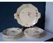 Service à dessert Moulin des loups 1930