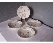 6 Assiettes à dessert Porcelaine Redon