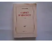 Carnet d'absences Patrick Goujon NRF