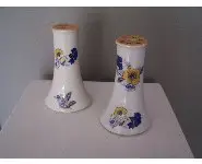 Paire de pique-fleurs-porcelaine-vintage