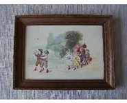 Tableau scène enfantine- Défilé