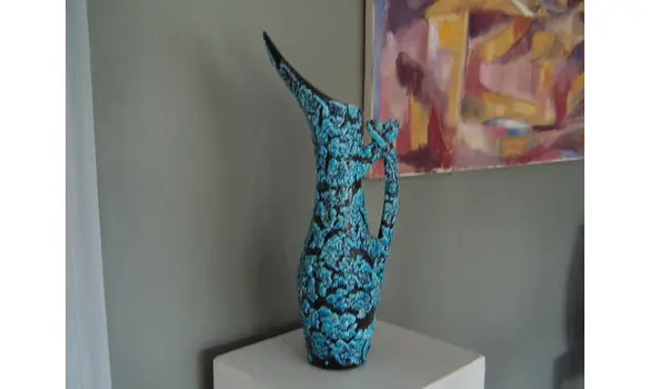 Vase zoomorphe en écume de mer