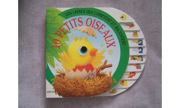 10 petits oiseaux/livre en carton