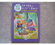 Le petit lapin bleu campe en montagne