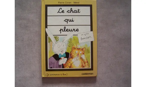 Le chat qui pleure-je commence à lire