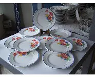 Assiettes à dessert Champêtre Salins