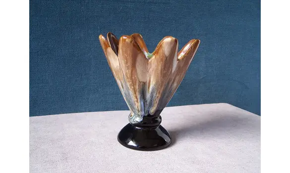 Vase grès flammé du Morvan Petit Masse