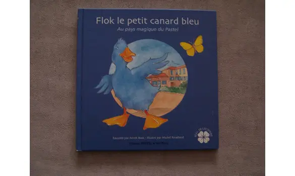 Flok le petit canard bleu-Pastel