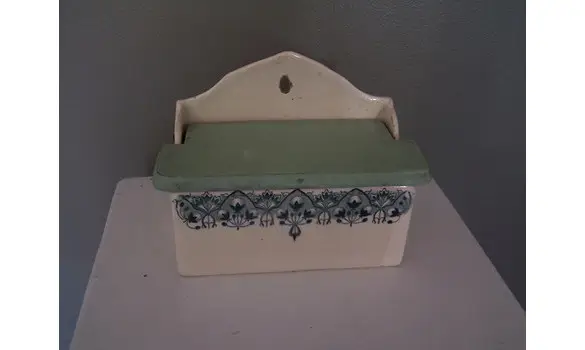 Boite à allumettes Faïence art nouveau