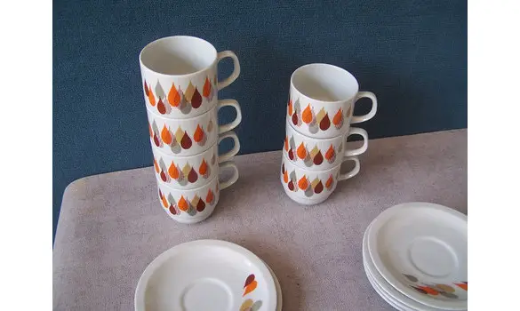 Tasses à café Vintage en porcelaine